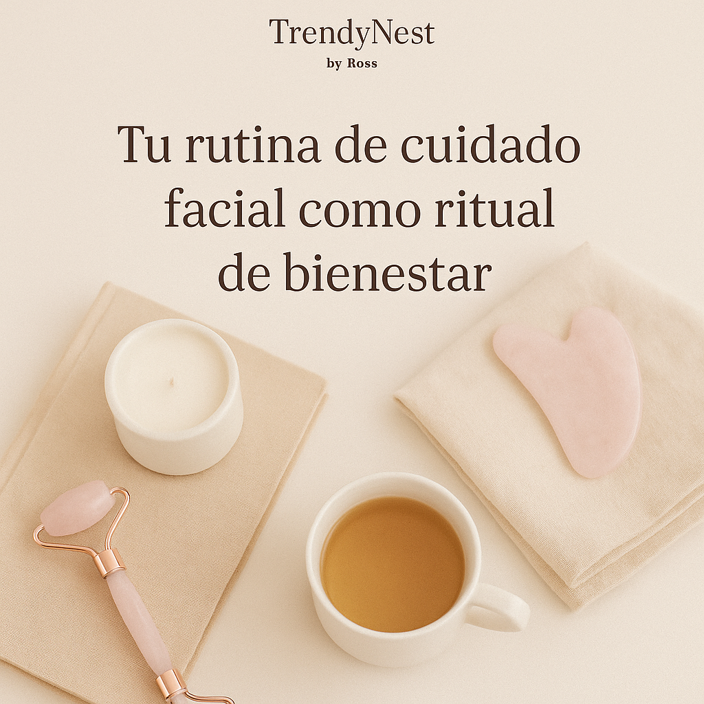 ✨ Tu rutina de cuidado facial como ritual de bienestar✨
