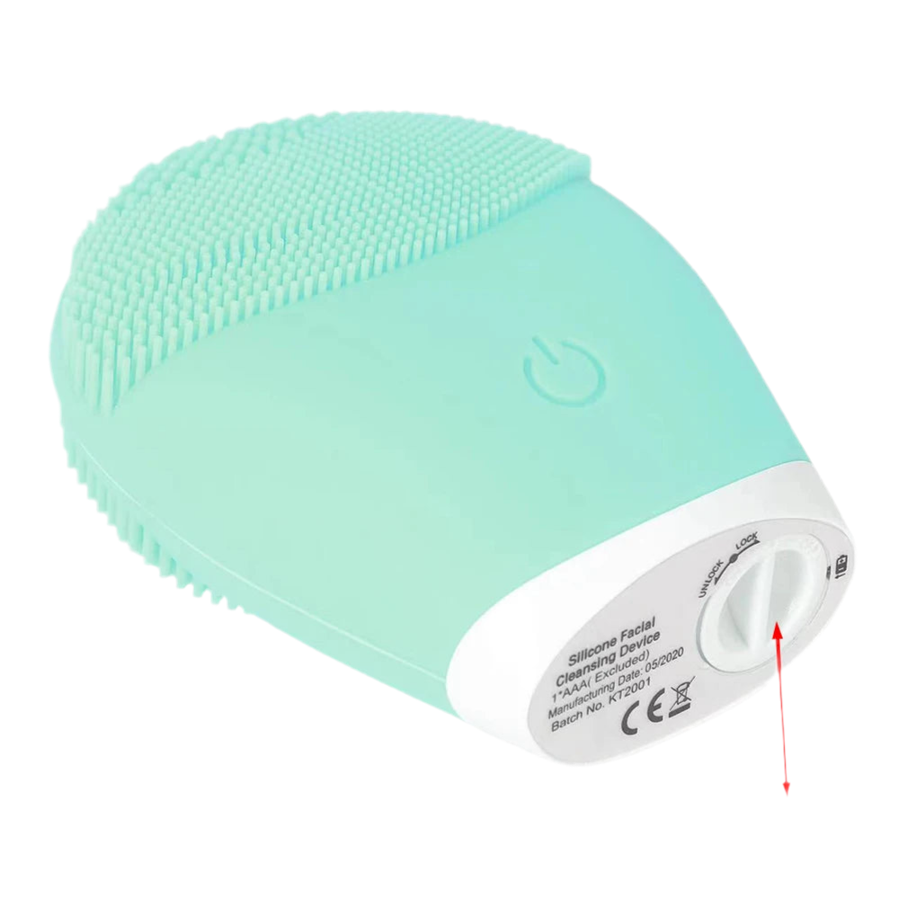 Cepillo Facial Sónico – Silicona Impermeable y Exfoliante