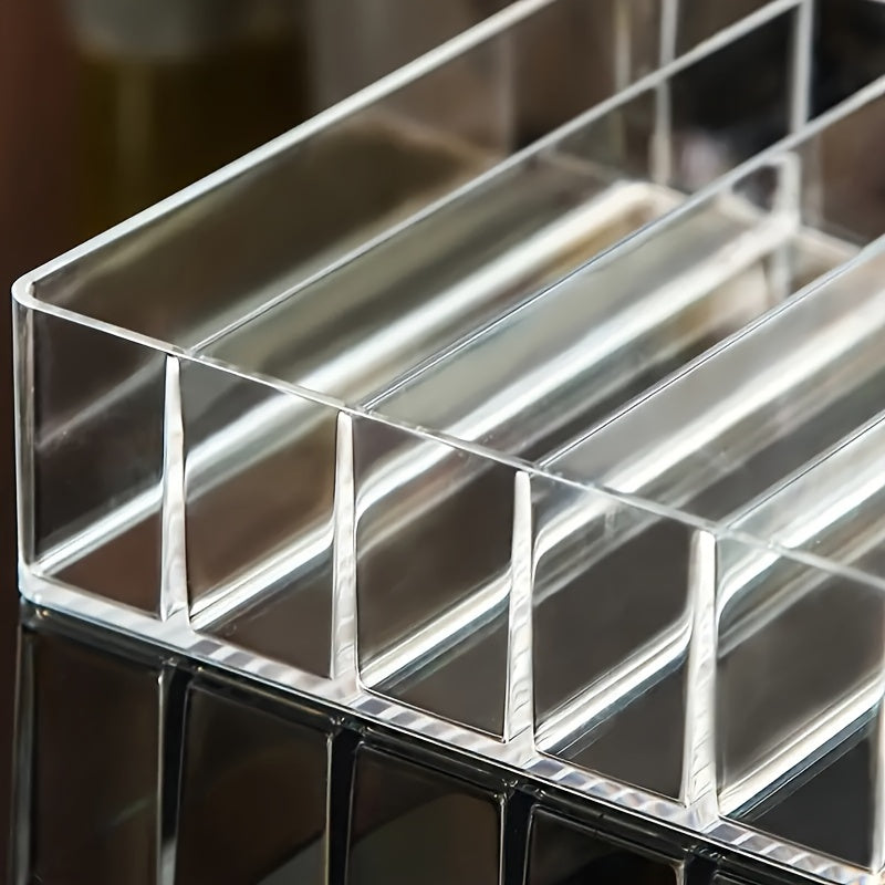 Organizador de Maquillaje Acrílico – Transparente y Elegante