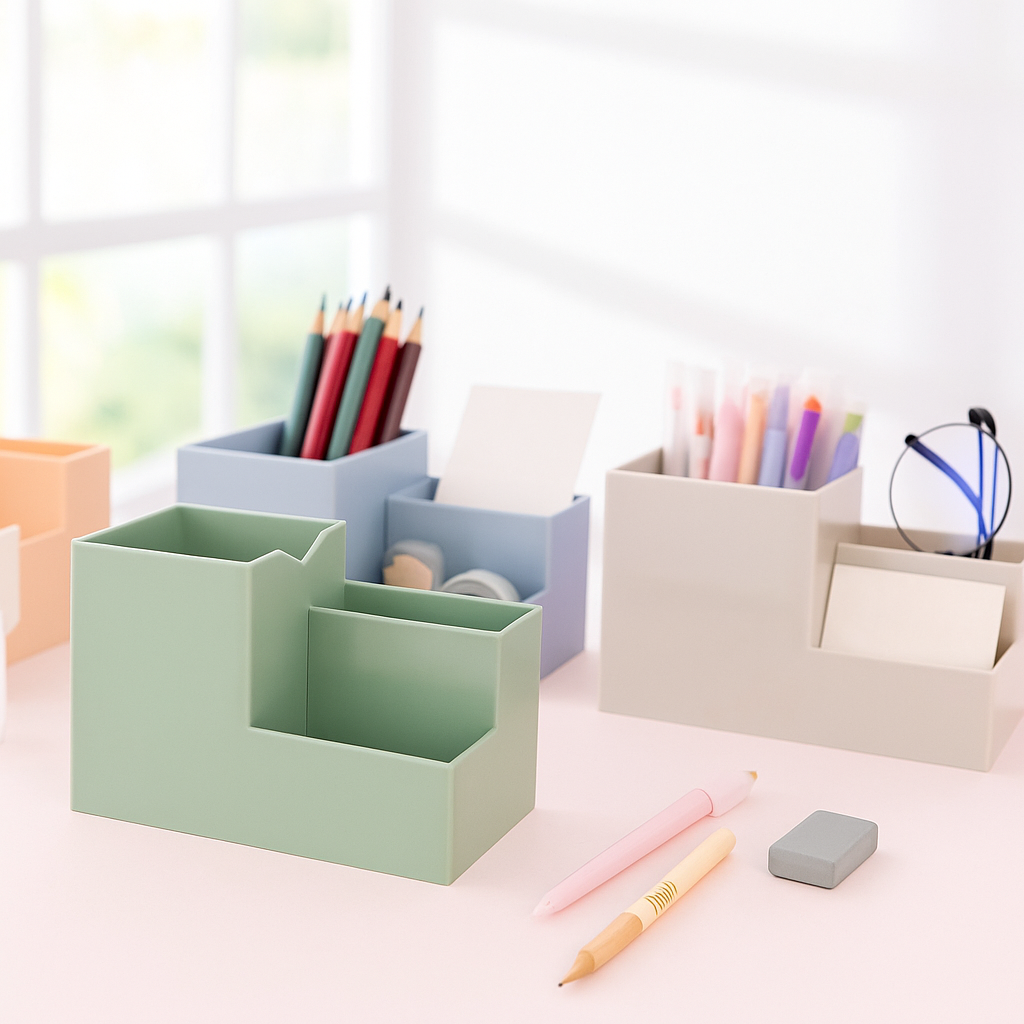 Organizador de Escritorio Multifuncional - Portalápices y Accesorios de Oficina
