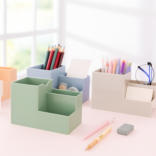 Organizador de Escritorio Multifuncional - Portalápices y Accesorios de Oficina