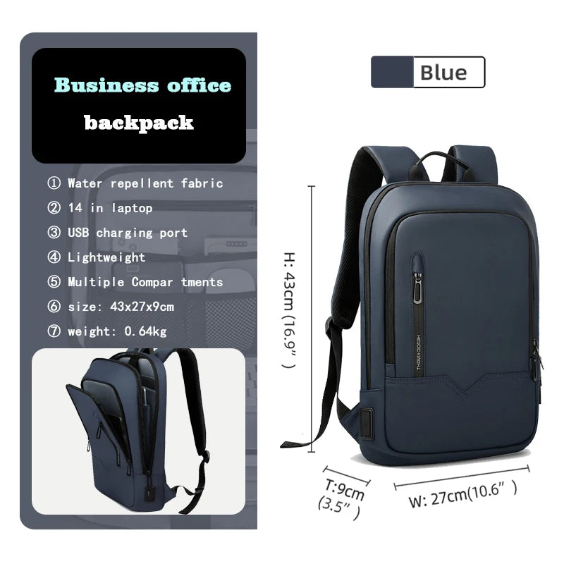 Mochila Business Heroic Knight – Slim, Impermeable y Moderna