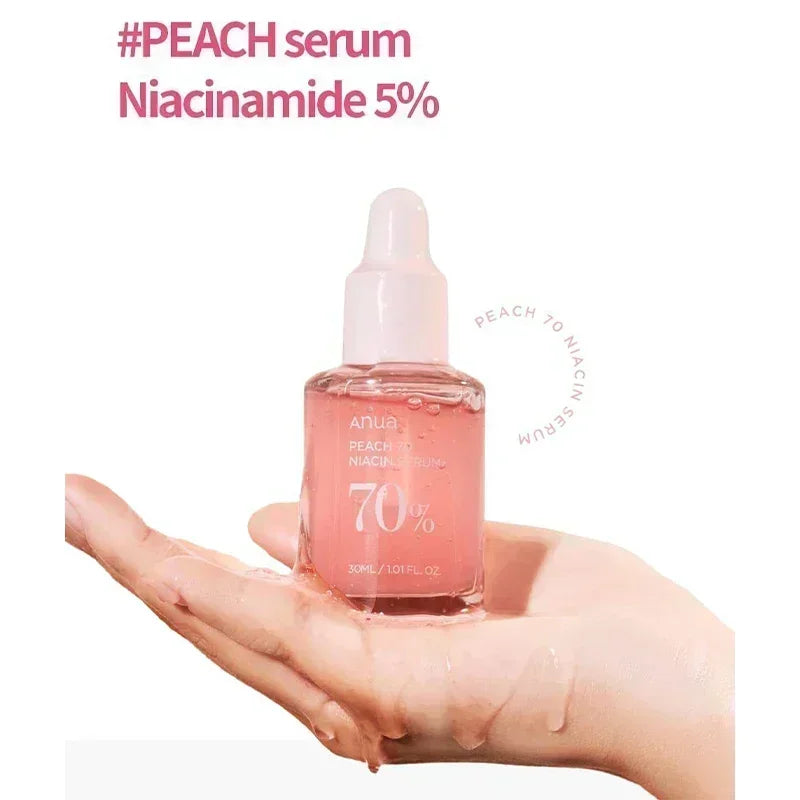 Sérum Facial ANUA Peach 70 con Niacinamida – Hidratante, Iluminador y Unificador del Tono (30ml)