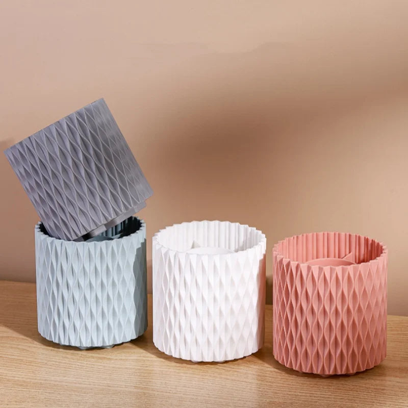 Organizador Giratorio 360° – Caja de Maquillaje y Brochas