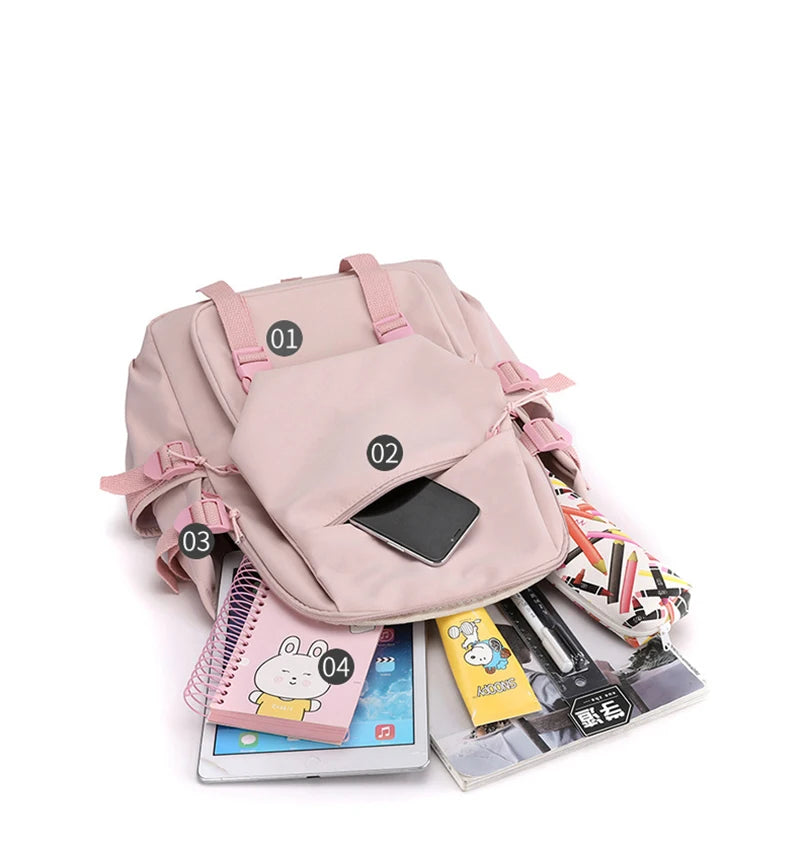 Mochila Escolar Lilo & Stitch – Niños, Niñas y Adolescentes