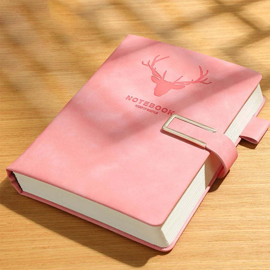 Cuaderno A5 con Tapa de Piel – Retro, Elegante y Personalizable