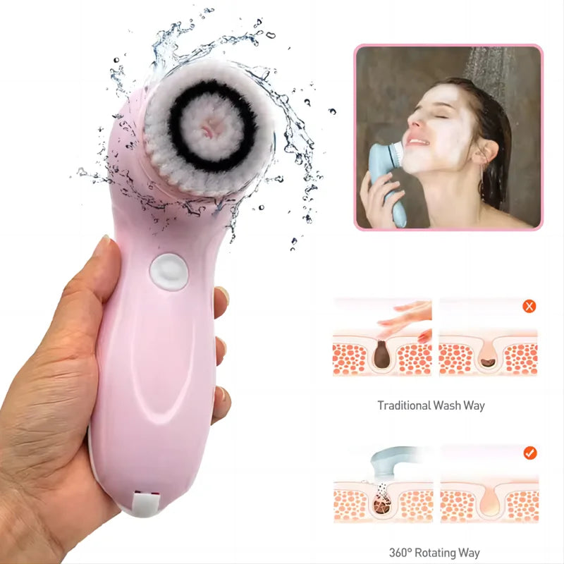 Cepillo Facial Sónico Eléctrico 3 en 1 – Limpieza Profunda