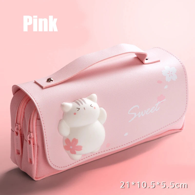 Estuche 3D Kawaii Antiestrés – Organizador Escolar Impermeable