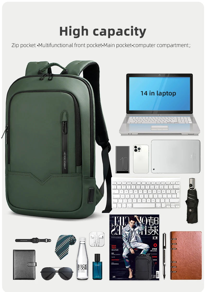 Mochila Business Heroic Knight – Slim, Impermeable y Moderna