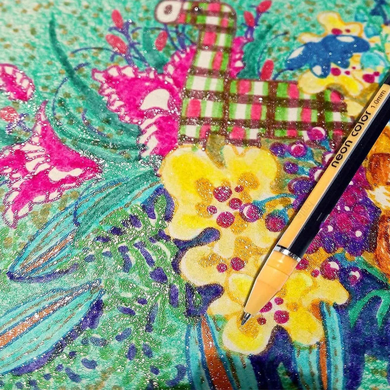 Set de Bolígrafos Gel Metálicos y Brillantes – 12 o 24 Piezas