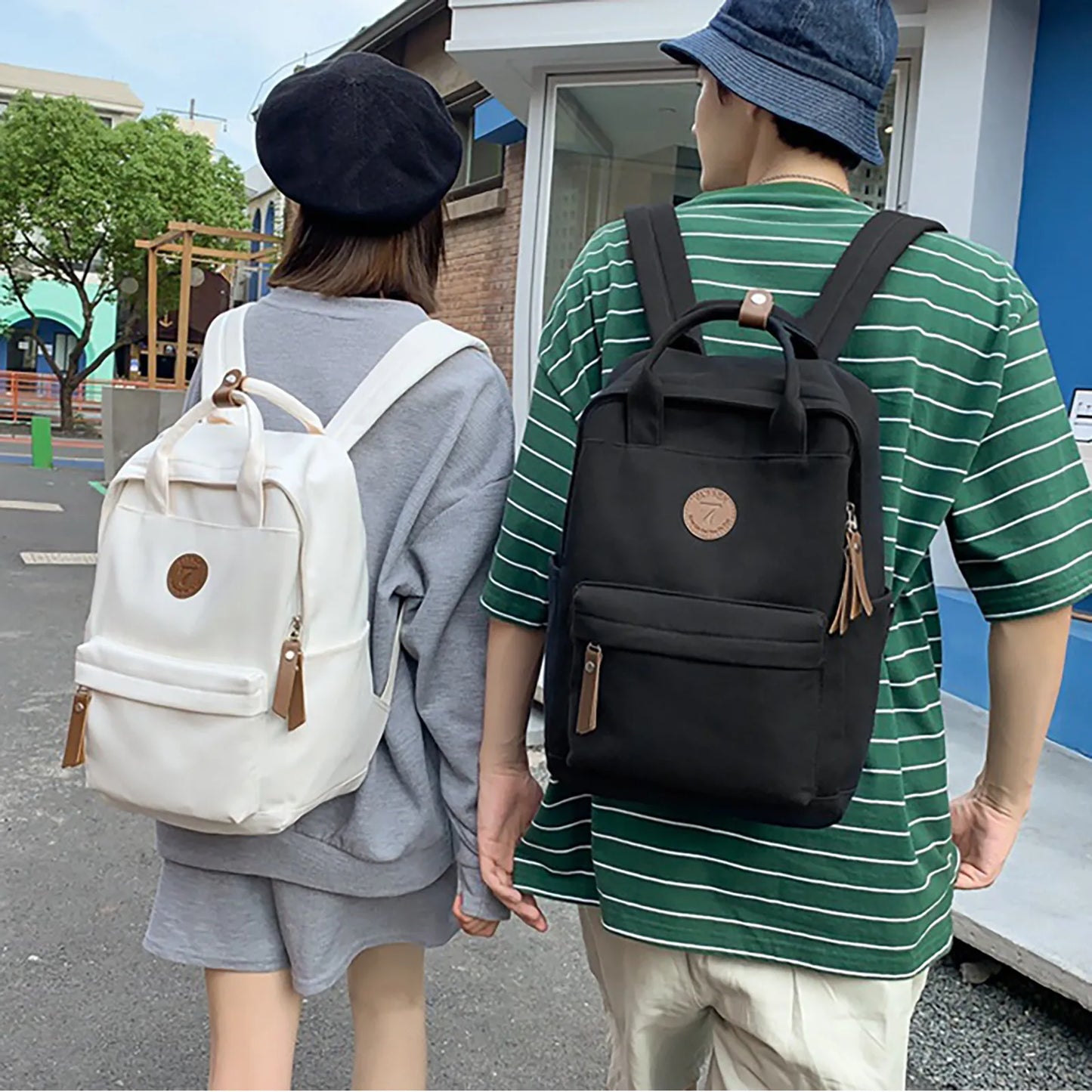 Mochila Fashion Mesh – Estilo Juvenil con Gran Capacidad