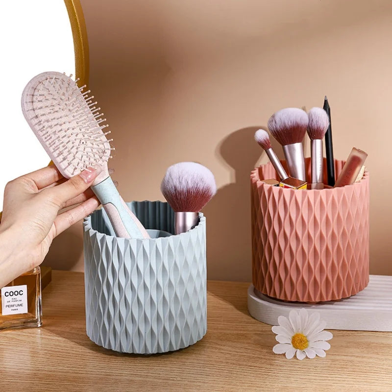 Organizador Giratorio 360° – Caja de Maquillaje y Brochas