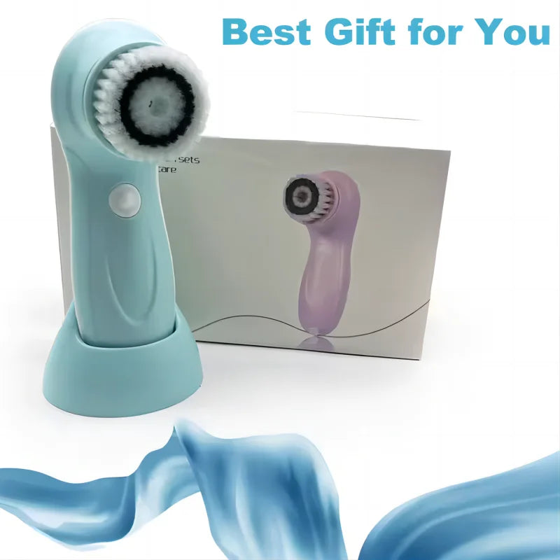 Cepillo Facial Sónico Eléctrico 3 en 1 – Limpieza Profunda