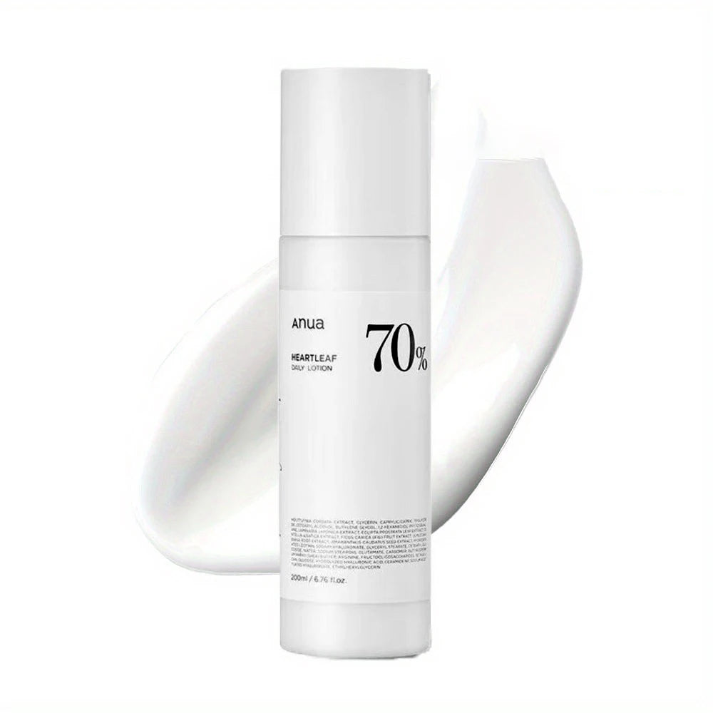 Loción Facial ANUA Heartleaf 70 – Hidratante Ligera con Ácido Hialurónico para Piel Sensible (120ml)