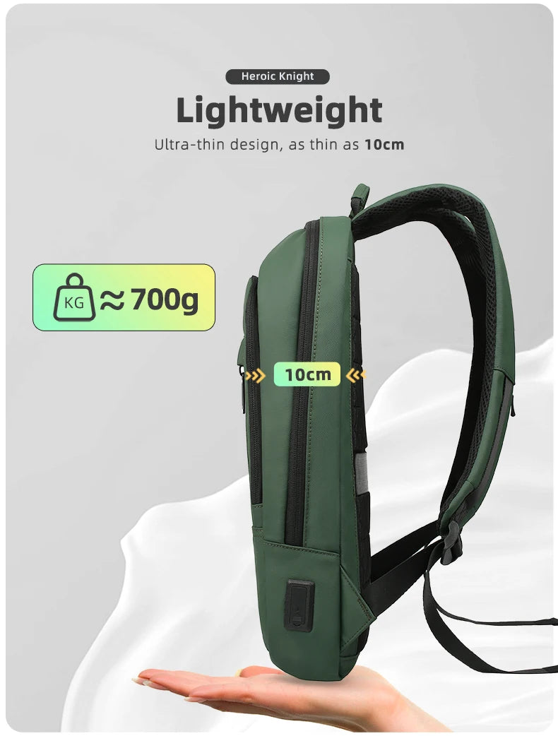 Mochila Business Heroic Knight – Slim, Impermeable y Moderna
