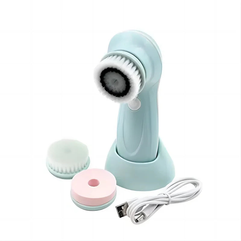 Cepillo Facial Sónico Eléctrico 3 en 1 – Limpieza Profunda