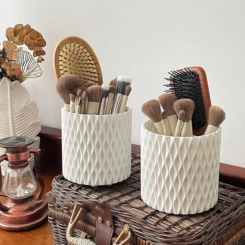 Organizador Giratorio 360° – Caja de Maquillaje y Brochas