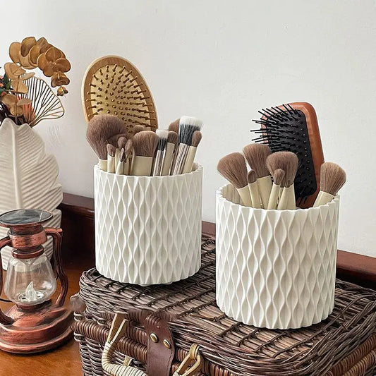 Organizador Giratorio 360° – Caja de Maquillaje y Brochas