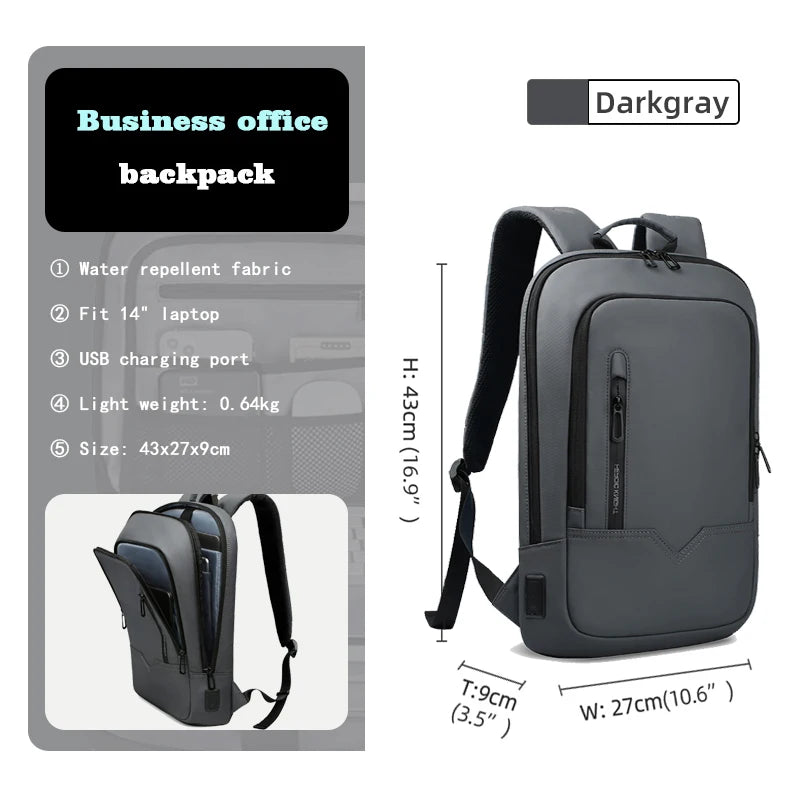 Mochila Business Heroic Knight – Slim, Impermeable y Moderna