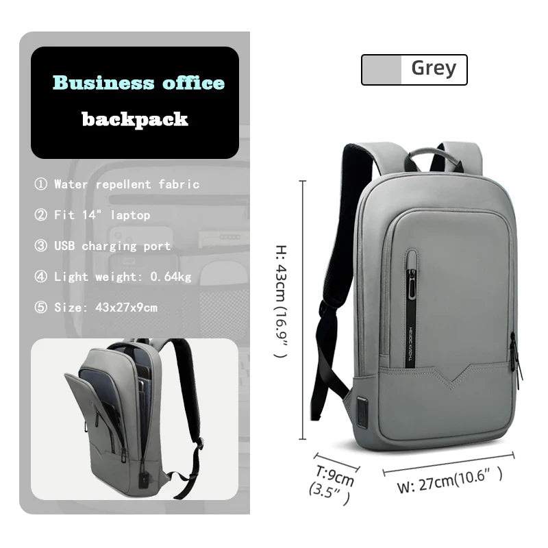 Mochila Business Heroic Knight – Slim, Impermeable y Moderna