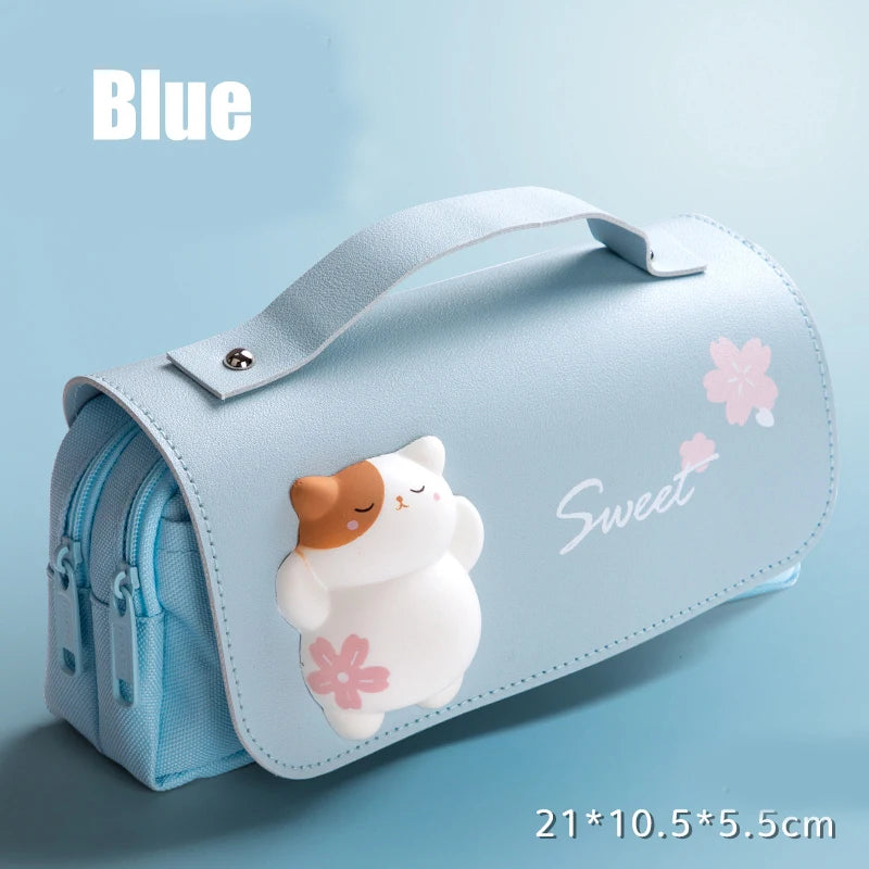 Estuche 3D Kawaii Antiestrés – Organizador Escolar Impermeable