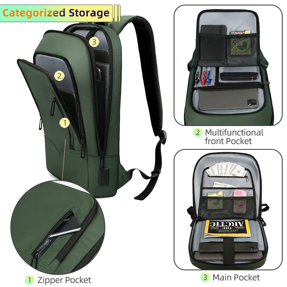 Mochila Business Heroic Knight – Slim, Impermeable y Moderna