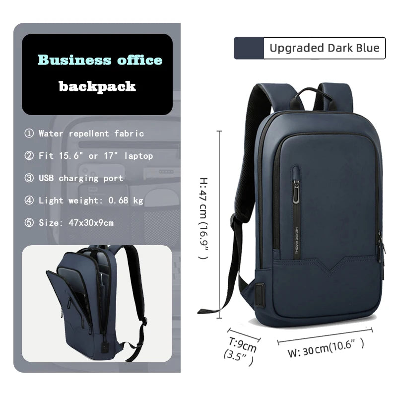Mochila Business Heroic Knight – Slim, Impermeable y Moderna