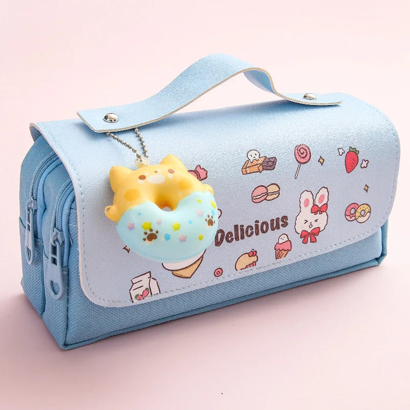 Estuche 3D Kawaii Antiestrés – Organizador Escolar Impermeable