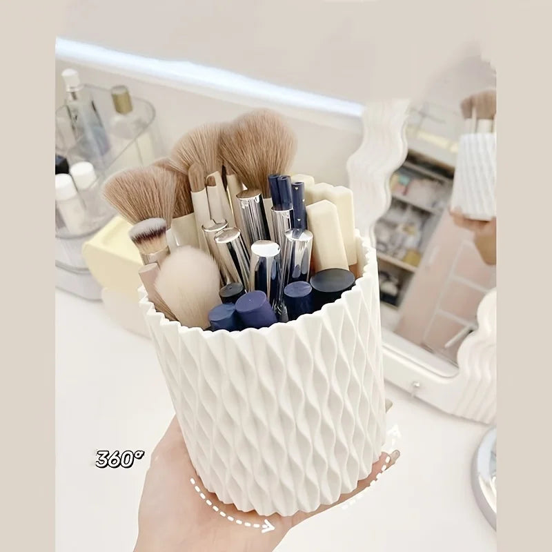 Organizador Giratorio 360° – Caja de Maquillaje y Brochas