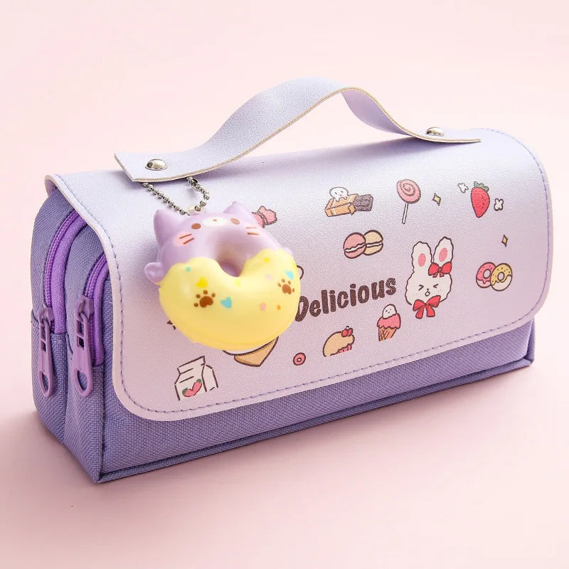 Estuche 3D Kawaii Antiestrés – Organizador Escolar Impermeable