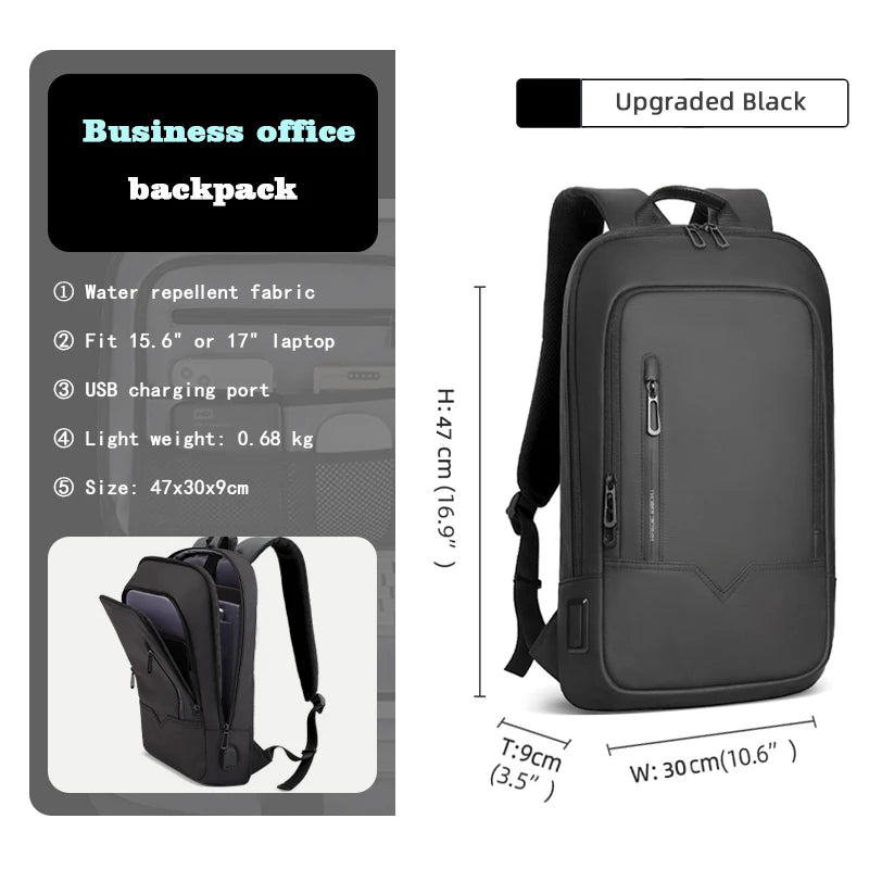 Mochila Business Heroic Knight – Slim, Impermeable y Moderna